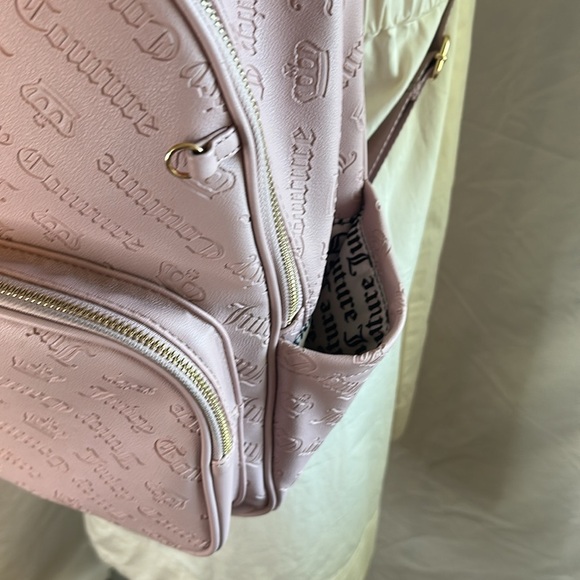 JUICY COUTURE BESTSELLING ROSSIE BACKPACK BACK TO SCHOOL BLUSH COLOR - Picture 4 of 16